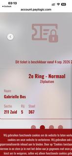 2 kaartjes niet naast elkaar Roxy Dekker, Tickets en Kaartjes, Concerten | Pop, Twee personen, September