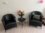fauteuilstoel, Huis en Inrichting, Stoelen, Ophalen, Gebruikt, Twee, Zwart