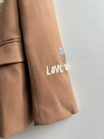 DENNY ROSE blazer camel met borduursels mt 34, Italie, -, Verzenden, Beige