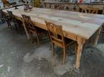 oude lange tafel eettafel keukentafel, Huis en Inrichting, Tafels | Eettafels, Gebruikt, 200 cm of meer, Rechthoekig, 50 tot 100 cm