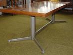 Luxe zeer robuuste Deense 60's palissanderfineer salontafel, Ophalen, 100 tot 150 cm, 50 tot 100 cm, Origineel Deens