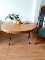 vintage salontafel, Huis en Inrichting, 50 tot 100 cm, Minder dan 50 cm, Rechthoekig, Eikenhout