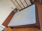 Ikea Malm bed, Huis en Inrichting, Slaapkamer | Bedden, Ophalen, Gebruikt, Wit, Tweepersoons