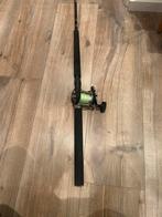 Abu Garcia Boothengel + Reel (Rechtshandig), Watersport en Boten, Hengelsport | Algemeen, Ophalen, Zo goed als nieuw, Complete hengel