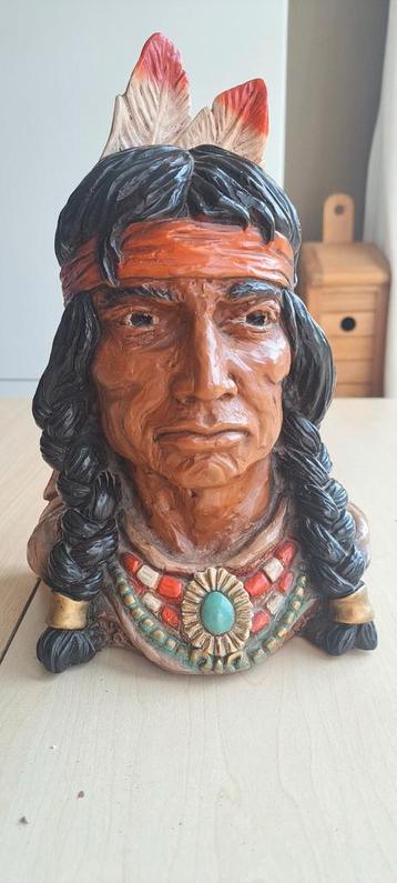 Karakteristieke Indiaan Buste - Universal Statuary Corp beschikbaar voor biedingen