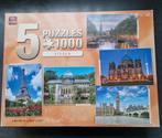 5 steden puzzel King 1000 stukjes, Ophalen of Verzenden, Zo goed als nieuw