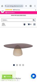 Brix salontafel mylon 110 cm, Huis en Inrichting, Tafels | Salontafels, Rond, Nieuw, Ophalen of Verzenden, Minder dan 50 cm