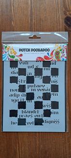 Dutch Dobadoo Art Script Blocks A5 Masker Sjabloon, Overige merken, Yart Factory BV, Hello@yartfactory.nl, Nieuw