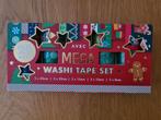 Mega Washi Tape Set - 25 Rollen, Hobby en Vrije tijd, Ophalen of Verzenden, Nieuw, Versiering of Embellishment, Overige merken
