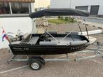 Marion 430 met Honda 20 pk powertrim en Easyline trailer, Watersport en Boten, 10 tot 30 pk, Gebruikt, Ophalen of Verzenden, 3 tot 6 meter