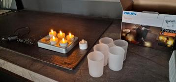 Philips Imageo inductie waxinelichtjes oplaadbaar compl. set beschikbaar voor biedingen