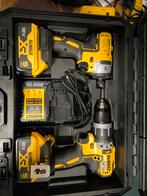 Dewalt Schroefmachine Set met 2 Accu's en Lader, Doe-het-zelf en Verbouw, Gereedschap | Boormachines, Ophalen, Variabele snelheid