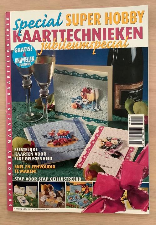 Kaarttechnieken - jubileumspecial - met knipvellen, Hobby en Vrije tijd, Kaarten | Zelf maken, Zo goed als nieuw, Ophalen of Verzenden