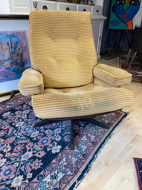 Design fauteuil jaren 70 G-Möbel vintage, Huis en Inrichting, Fauteuils, Gebruikt, Stof, 75 tot 100 cm, Ophalen