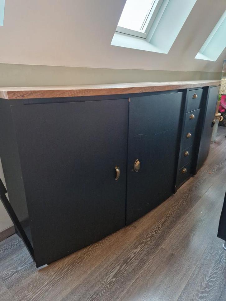 Mooie dressoir kast, Huis en Inrichting, Kasten | Dressoirs, Gebruikt, 200 cm of meer, 50 tot 75 cm, Met lade(s), Met deur(en)