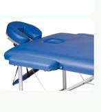 Inklapbare massagetafel massagebank in draagtas - Blauw, Ophalen, Verstelbaar, Eenpersoons, Blauw
