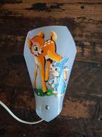 Vintage jaren 60 leuke wandlamp Bambi Stamptertje, Ophalen of Verzenden, Gebruikt, Kunststof, Vintage