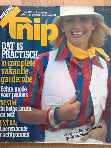 Knipmode kledingpatronen  juni nr. 6 / 1977 beschikbaar voor biedingen