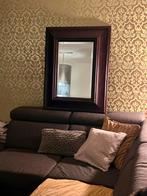 Vintage Riverdale Paris spiegel - Passpiegel houten lijst, Ophalen, Gebruikt, Minder dan 100 cm, Rechthoekig