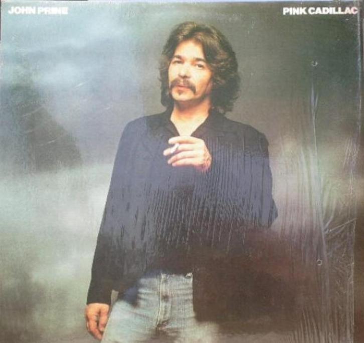 LP John Prine - Pink Cadillac, Cd's en Dvd's, Vinyl | Rock, Gebruikt, Singer-songwriter, 12 inch, Ophalen