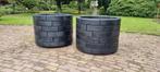 Prachtige handgemaakte ronde houten plantenbakken., Tuin en Terras, Bloembakken en Plantenbakken, Ophalen, Tuin, Rond, Nieuw