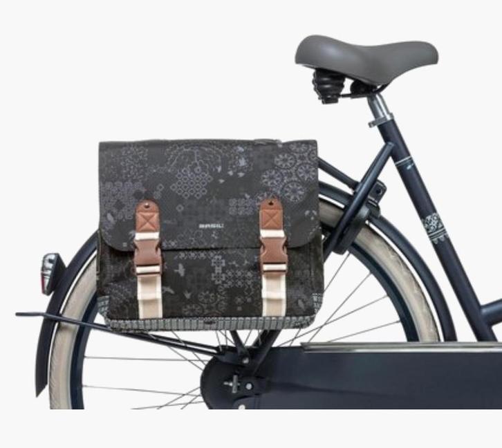 Basil Bohème Dubbele Fietstas - 35 Liter - Zo Goed Als Nieuw, Fietsen en Brommers, Fietsaccessoires | Fietstassen, Zo goed als nieuw