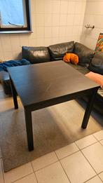 Donkerbruin Eettafeltje - 90x90 cm, Huis en Inrichting, Tafels | Eettafels, Ophalen, Gebruikt, 50 tot 100 cm, Vierkant
