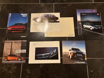 Partij van 7 folders van diverse merken beschikbaar voor biedingen