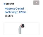 Mapress C-staal bocht 45gr, 42mm, Ophalen of Verzenden, Nieuw
