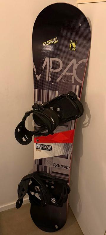 Firefly Rampage snowboard 150 cm + bindingen - ÉÉN WEEK OUD beschikbaar voor biedingen