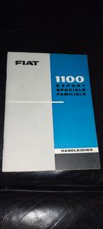 Fiat 1100 handleiding boek auto folder oldtimer, Ophalen of Verzenden, Gelezen, Overige merken