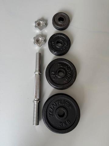 Dumbbell 2 kg tot 15 kg / halter + gewichtschijven beschikbaar voor biedingen