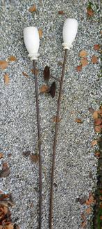 2 prachtige wandlampen met Albast kapjes., Huis en Inrichting, Ophalen of Verzenden, Zo goed als nieuw