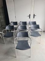 Jorge pensi amat spash stoel eetkamer terras kantine kantoor, Huis en Inrichting, Stoelen, Ophalen, Zo goed als nieuw, Zwart, Vijf, Zes of meer stoelen