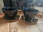 Urban nature culture mokken zwart/goud 350 ml, Antiek en Kunst, Antiek | Servies los, Ophalen of Verzenden