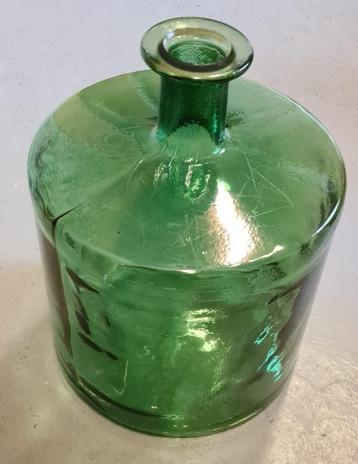 Glazen vaas GROOT, groen  beschikbaar voor biedingen