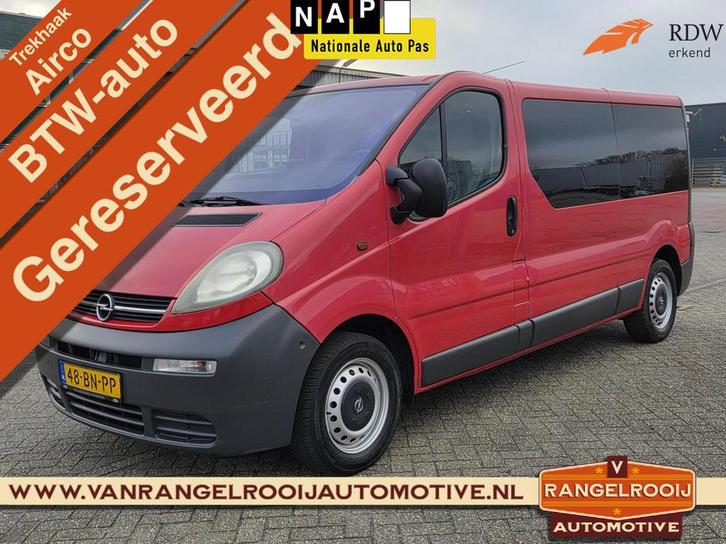 Opel Vivaro bestel 1.9 DTI L2H1, 2e eig, camera, airco, cv, Auto's, Bestelauto's, Bedrijf, Te koop, ABS, Airconditioning, Alarm
