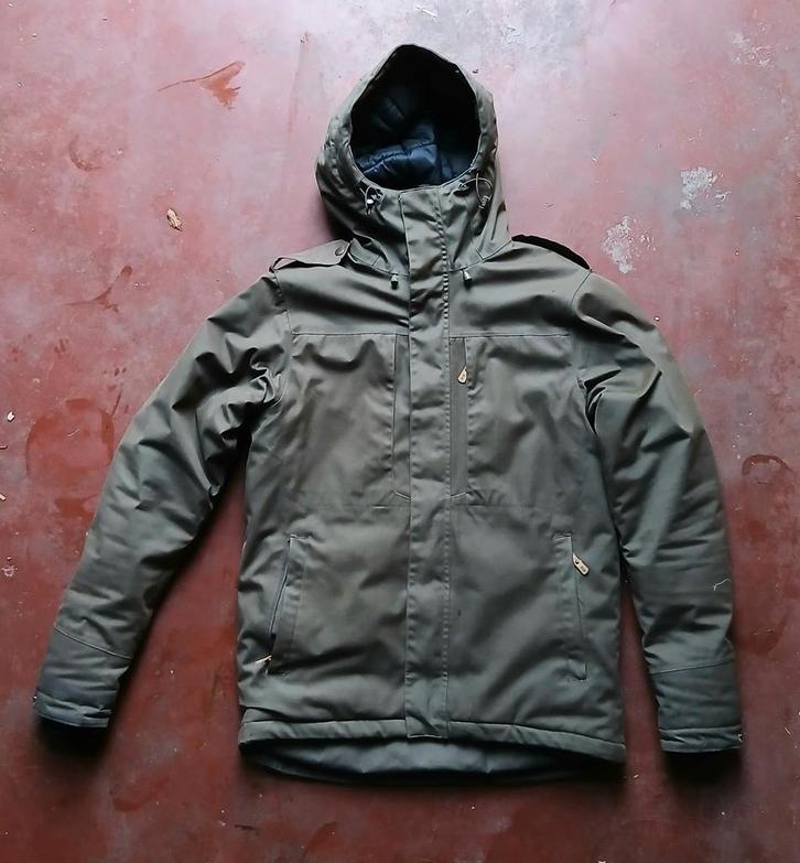 Rovince winterjas maat M., Kleding | Heren, Jassen | Winter, Gedragen, Zwart, Ophalen of Verzenden