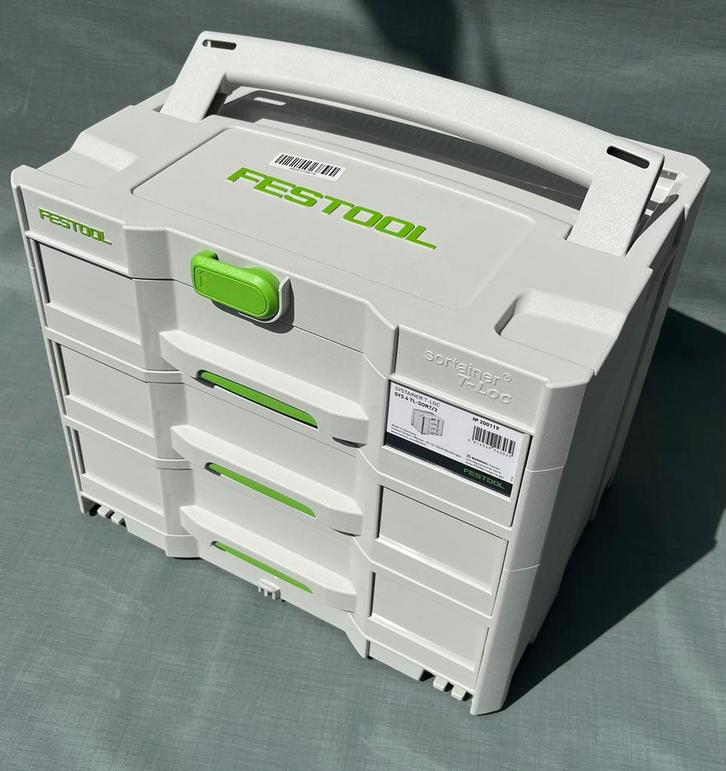 Festool Sortainer T-LOC SYS 4 NIEUW – 3 laden – Ongebruikt, Doe-het-zelf en Verbouw, Gereedschapskisten, Zo goed als nieuw, Ophalen of Verzenden