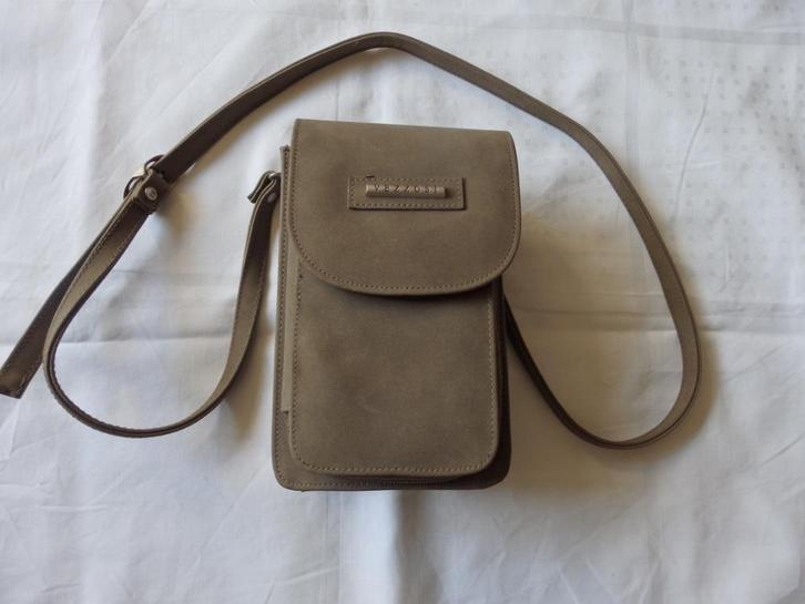 Vezzosi Suede Crossbody reis portefeuille tas, Sieraden, Tassen en Uiterlijk, Tassen | Schoudertassen, Nieuw, Ophalen of Verzenden