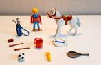 Playmobil multisport vrouw met paard etc als nieuw, Ophalen of Verzenden, Zo goed als nieuw, Complete set