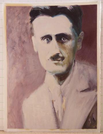 Portret van George Orwell door Bunny Soeters beschikbaar voor biedingen