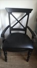 Zware vintage (po) stoel, Antiek en Kunst, Ophalen