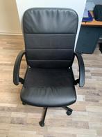 Bureaustoel Ikea- Verstelbaar, Huis en Inrichting, Ophalen, Gebruikt, Zwart, Bureaustoel