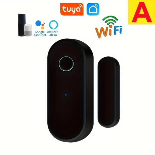 Tuya WiFi Deursensor Alarm Deur Raam, Doe-het-zelf en Verbouw, Alarmsystemen, Nieuw, Detector, Sensor of Melder, Raam of Deur
