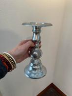 2 mooie zilverkleurige kandelaars, Antiek en Kunst, Ophalen of Verzenden, Overige materialen