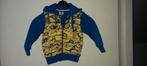 Kind: Warme Minions vest - blauw/geel - maat 92, Kinderen en Baby's, Kinderkleding | Maat 92, Ophalen of Verzenden, Zo goed als nieuw
