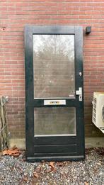 Voordeur (hardhout)  211x92,5x4 cm of achterdeur, Doe-het-zelf en Verbouw, Deuren en Horren, Ophalen of Verzenden, Zo goed als nieuw