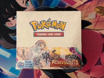 Paldea Evolved Boosterbox - Sealed Engels Nice Conditie beschikbaar voor biedingen
