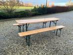 Bierbanken biertafels klaptafels picknick set inklapbaar, Ophalen, Gebruikt, Overige typen, Overige